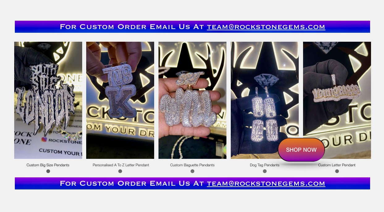 Hiphop Diamond Pendants