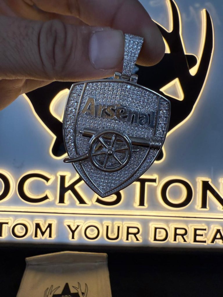Arsenal Diamond Pendant , Hip Hop Stunning Diamond Pendant