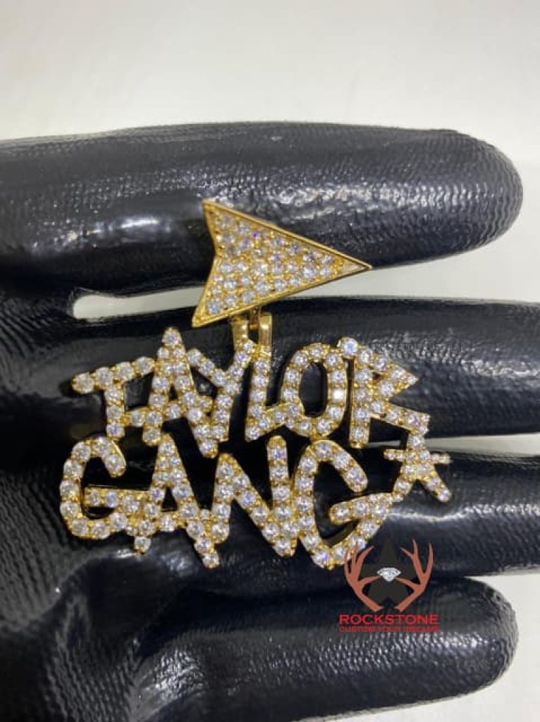 Hiphop Taylor Gang Diamond Pendant