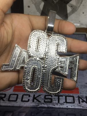 38 Federal Hiphop Diamond Pendant 0