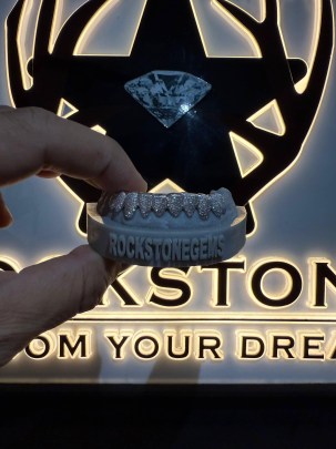 8 Lower Custom Diamond Grills 