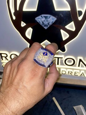 Championship Diamond Ring With Enamel Work & Custom Lettering  2