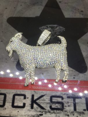 Goat Diamond Pendant  0