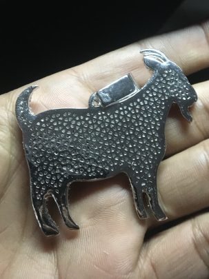 Goat Diamond Pendant  1