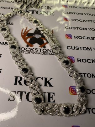 Iced Out Cuban Chain 24inch 2