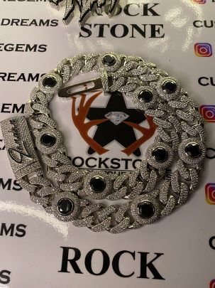 Iced Out Cuban Chain 24inch 3