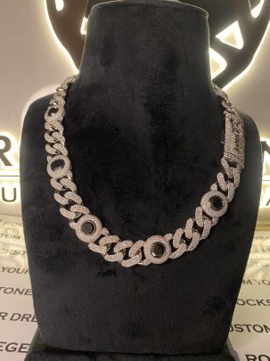 Iced Out Cuban Chain 24inch 4