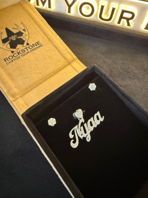 Nyaa Cursive Letter Pendant Design  0