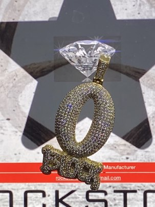 Oblock Diamond Pendant , Hiphop Diamond Pendant , Kingvon's Oblock Pendant 1