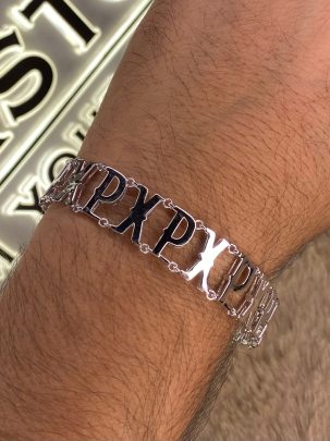 Solid PX Letter Bracelet 0