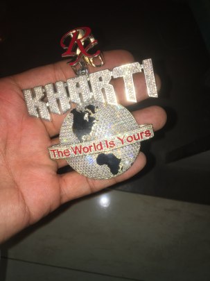 The World Is Yours Hiphop Diamond Pendant 0